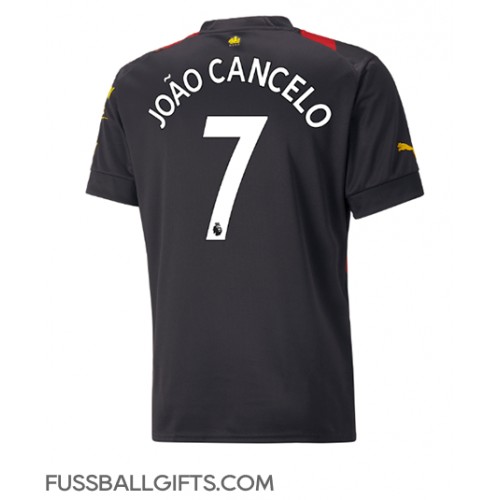 Manchester City Joao Cancelo #7 Fußballbekleidung Auswärtstrikot 2022-23 Kurzarm